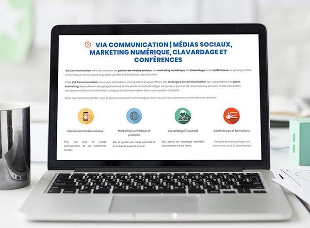 VIA Communication - Centre de formation à Québec (QC) | WebMetric