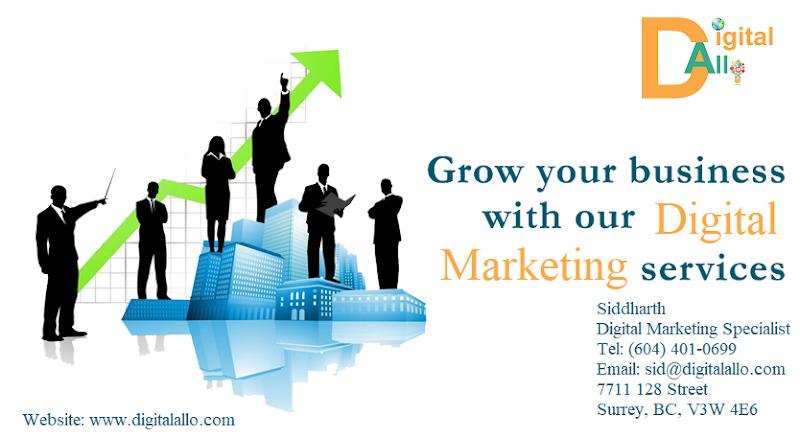 Digital Allo Marketing Services Ltd. - Marketing Agency in Surrey (BC) | WebMetric