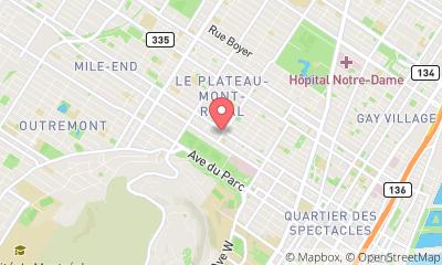 map, Software company Iscopia Software in Montréal (QC) | WebMetric