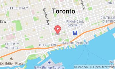 map, Public relations firm NATIONAL Public Relations in Toronto (ON) | WebMetric