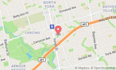 map, Market researcher Actionable Market Research Ltd in North York (ON) | WebMetric