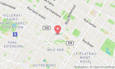 map, Agence Publicitaires Harrisson Advertising à Montréal (QC) | WebMetric
