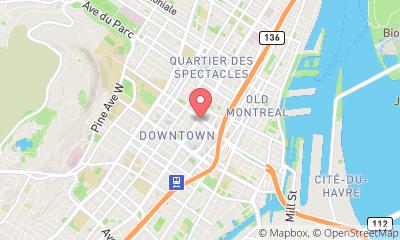 map, Production vidéo Fabula Films | Montreal Wedding and Event Videography à Montreal (QC) | WebMetric