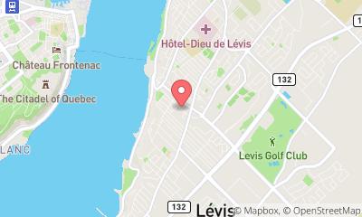 map, Marketing Agency Philnaud in Lévis (QC) | WebMetric