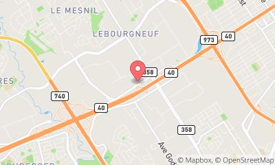 map, VIA Communication - Centre de formation à Québec (QC) | WebMetric