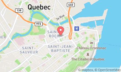 map, Public relations firm Paradigme Stratégies in Quebec City (QC) | WebMetric