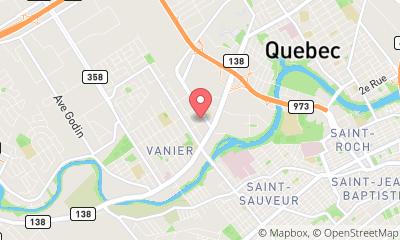 map, Public relations firm Relation De Travail Ross in Québec (QC) | WebMetric