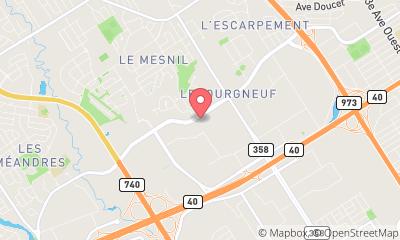 map, Zins Beauchesne & Assoc - Étude de marché à Québec (QC) | WebMetric