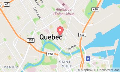 map, Agence de Designers Bleuoutremer à Quebec City (QC) | WebMetric