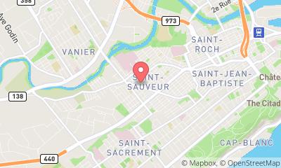 map, O.B. Info inc. - Développement app à Québec (QC) | WebMetric
