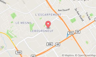 map, Software company Esri Canada Ltd in Québec (QC) | WebMetric