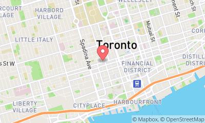 map, Hébergement Web Web Hosting Ratings à Toronto (ON) | WebMetric