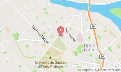 map, Training Continue And Services Entreprises Du Cégep De Trois-Rivières - Training Center in Trois-Rivières (QC) | WebMetric