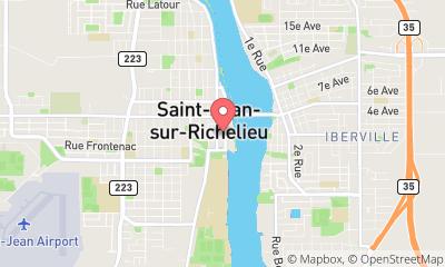 map, Training Wordpress Pf Communications in Saint-Jean-sur-Richelieu (QC) | WebMetric