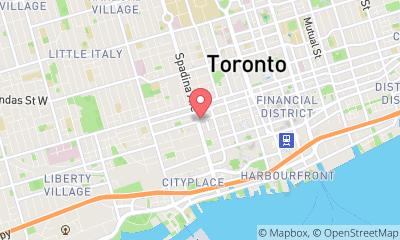 map, Training Wordpress Playground Inc. in Toronto (ON) | WebMetric