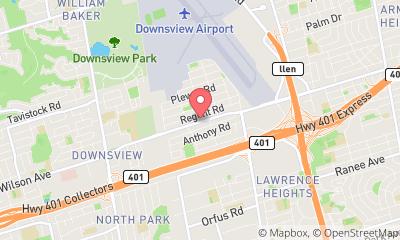 map, Silentblast Inc. - wordpress in North York (ON) | WebMetric