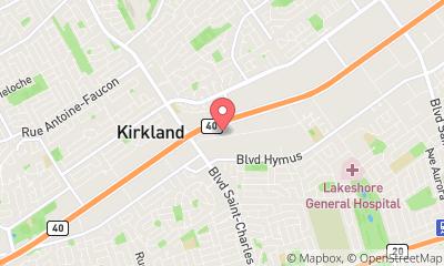 map, Bureau en Gros Services d'impressions et de marketing - Email Marketing in Kirkland (QC) | WebMetric